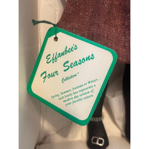 Vintage Effanbee Four Seasons Autumn Doll Original Box Hat Tag USA Fall New Box - Picture 2 of 5